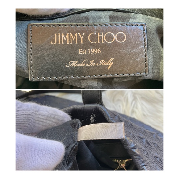 Jimmy Choo Sofia/M Tote Bag Smokey Blue - Picture 7 of 12